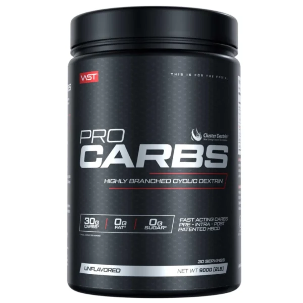 VAST PRO Carbs Cluster Dextrin angliavandenių papildas 900g