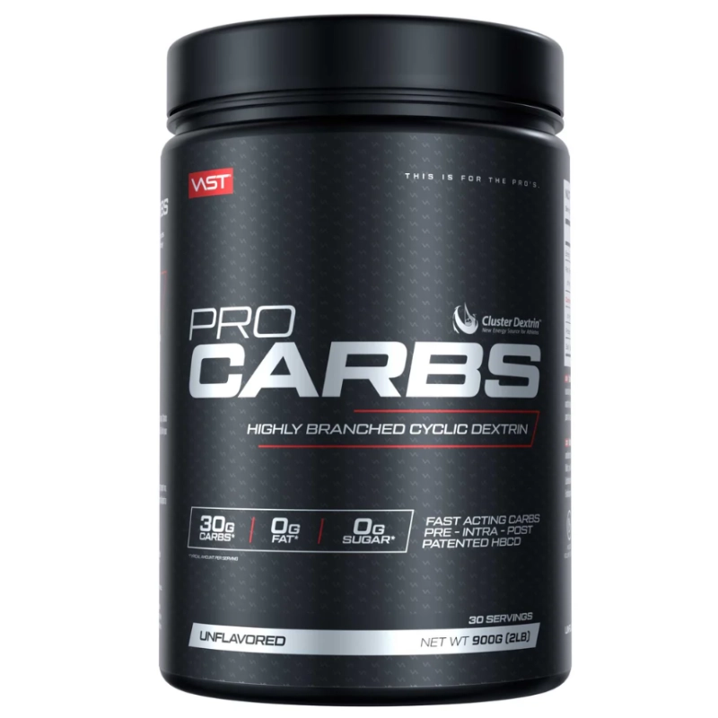 VAST PRO Carbs Cluster Dextrin angliavandenių papildas 900g