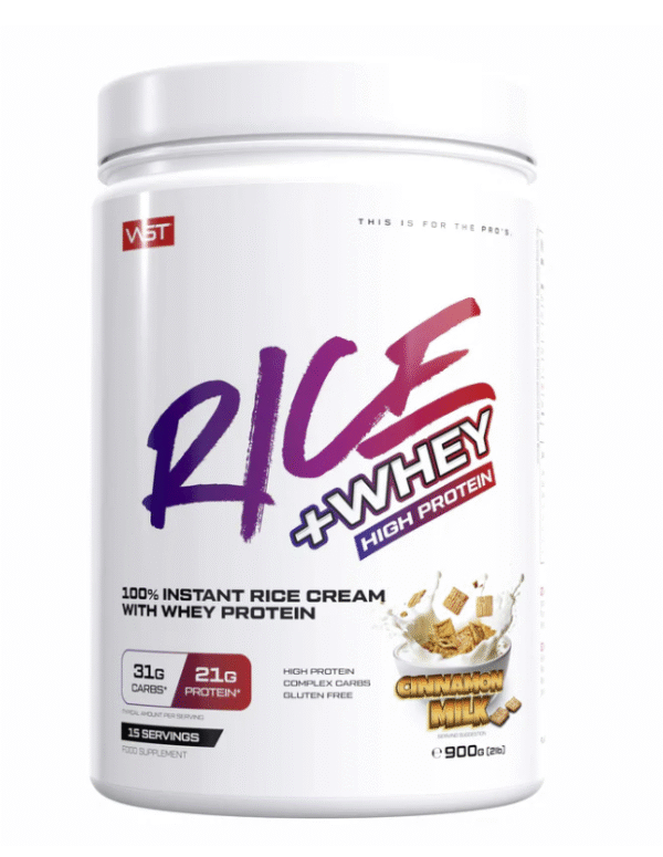 VAST Rice + Whey maisto papildas 900g