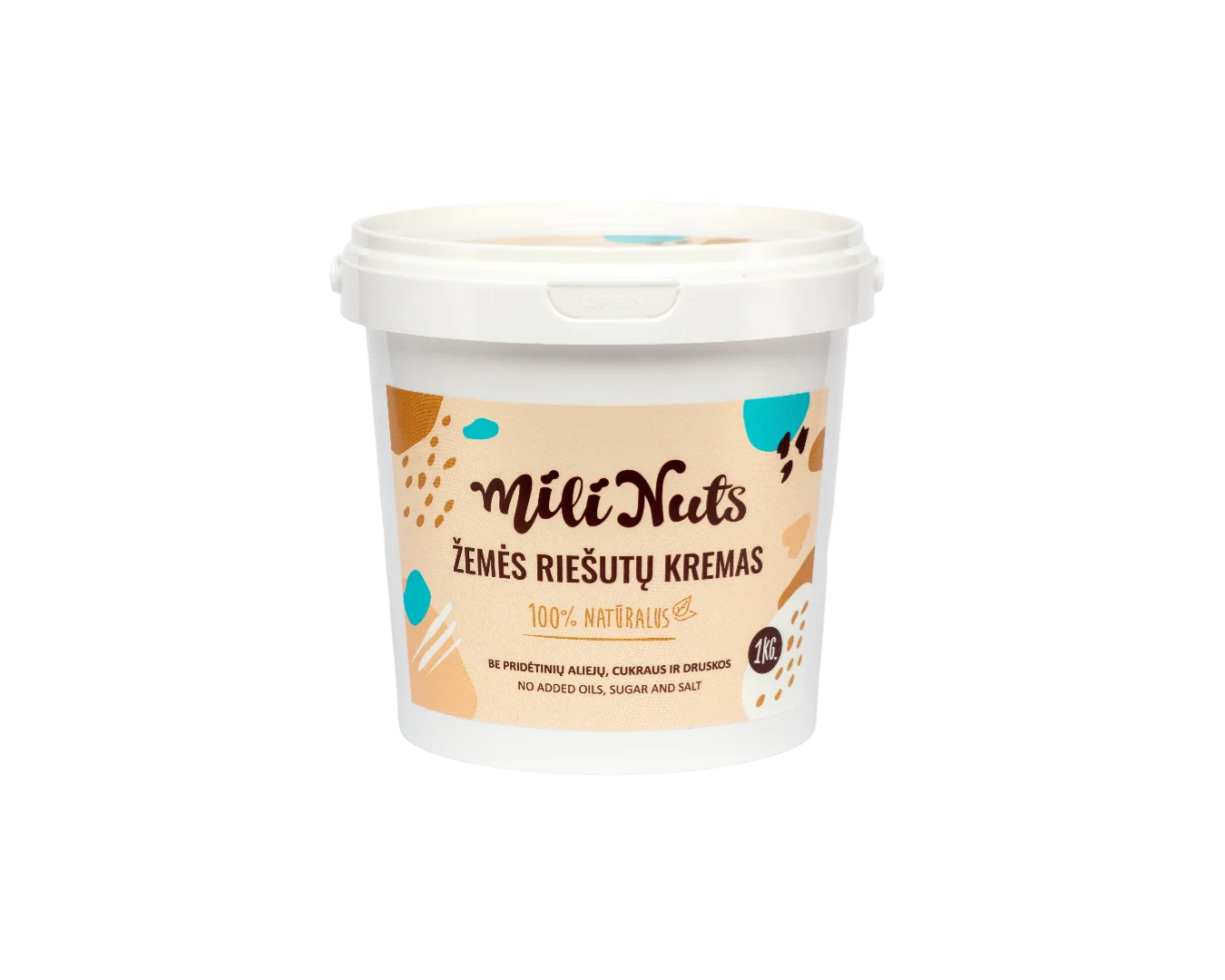 Mili Nuts Glotnus žemės riešutų kremas - Image 3