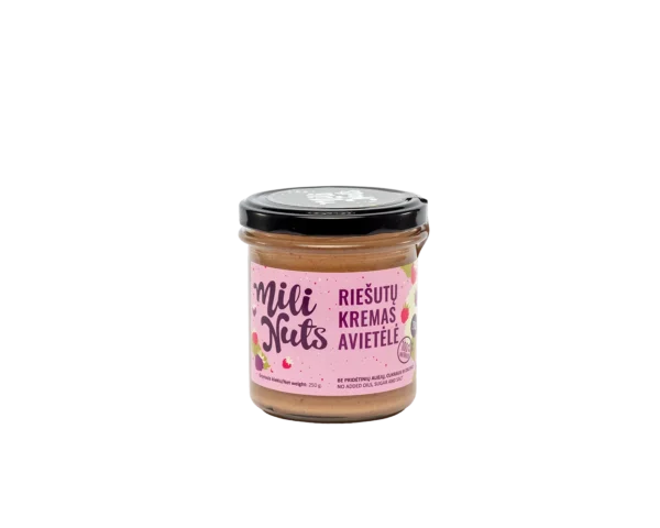 Mili Nuts Riešutų kremas „Avietėlė”