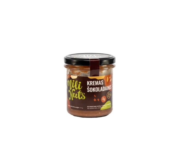 Mili Nuts Riešutų kremas „Šokoladainis”