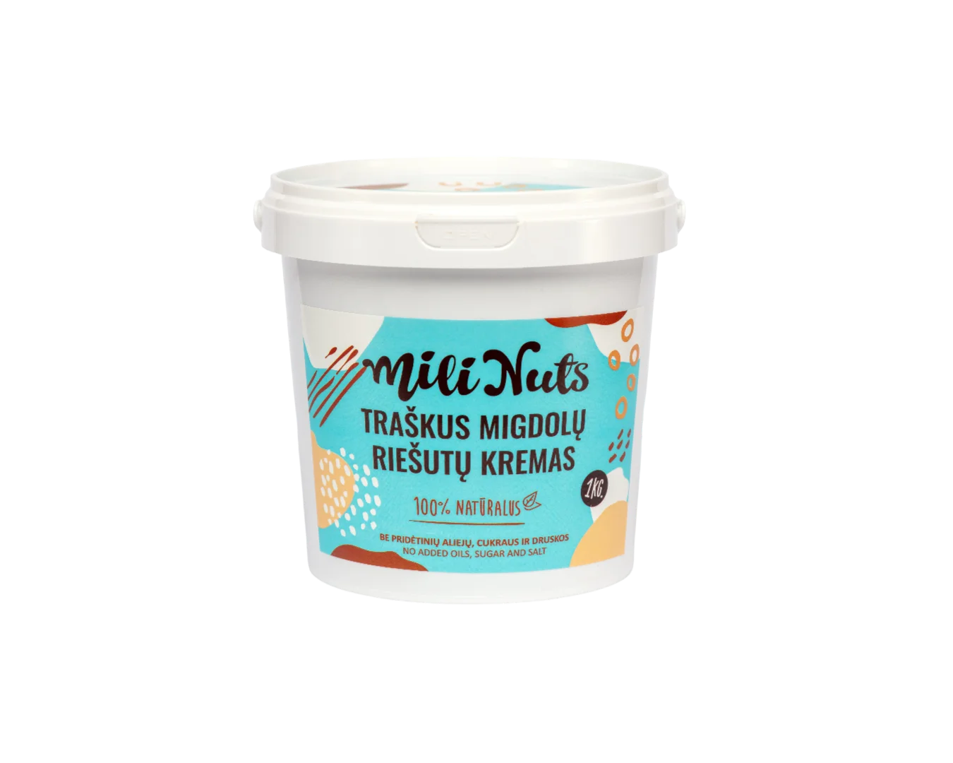 Mili Nuts Traškus migdolų riešutų kremas - Image 3