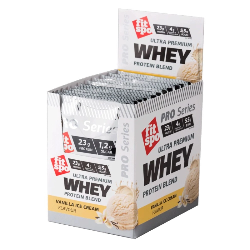 FitSpo Ultra Premium Whey proteino kokteilis Vanilla Ice Cream - Image 2