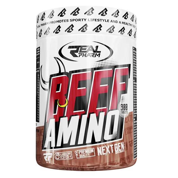Real Pharm Beef Amino 300 tablečių