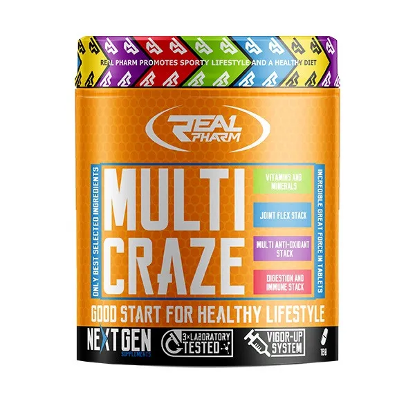 Real Pharm Multi Craze 270 tablečių