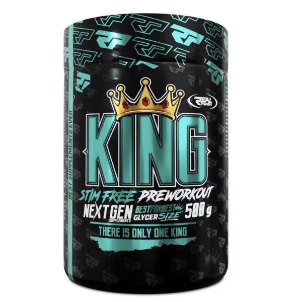 Real Pharm KING Stim Free 500 g braškių ir arbūzų skonio